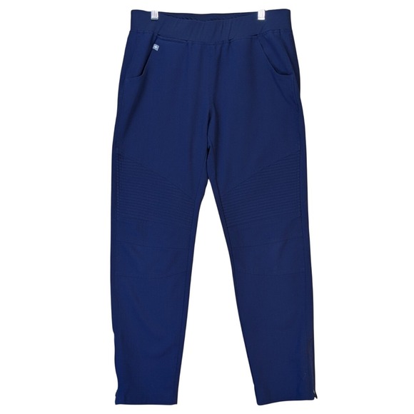 Figs Pants - FIGS Technical Collection Moto Scrub Pants Royal Blue Womens Medium